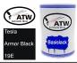 Preview: Tesla, Armor Black, 19E: 500ml Lackdose, von ATW Autoteile West.